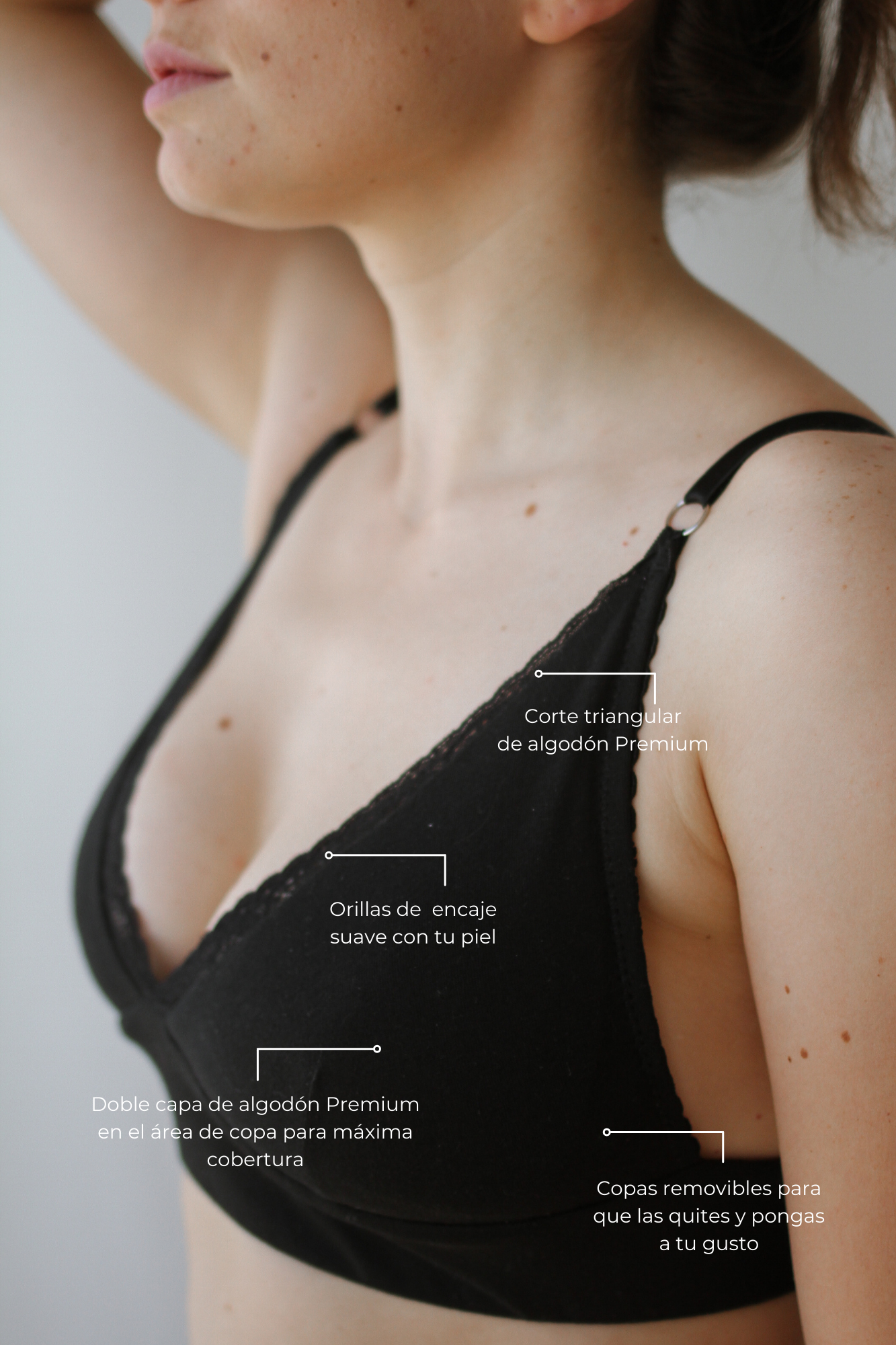 Algodón Bralette